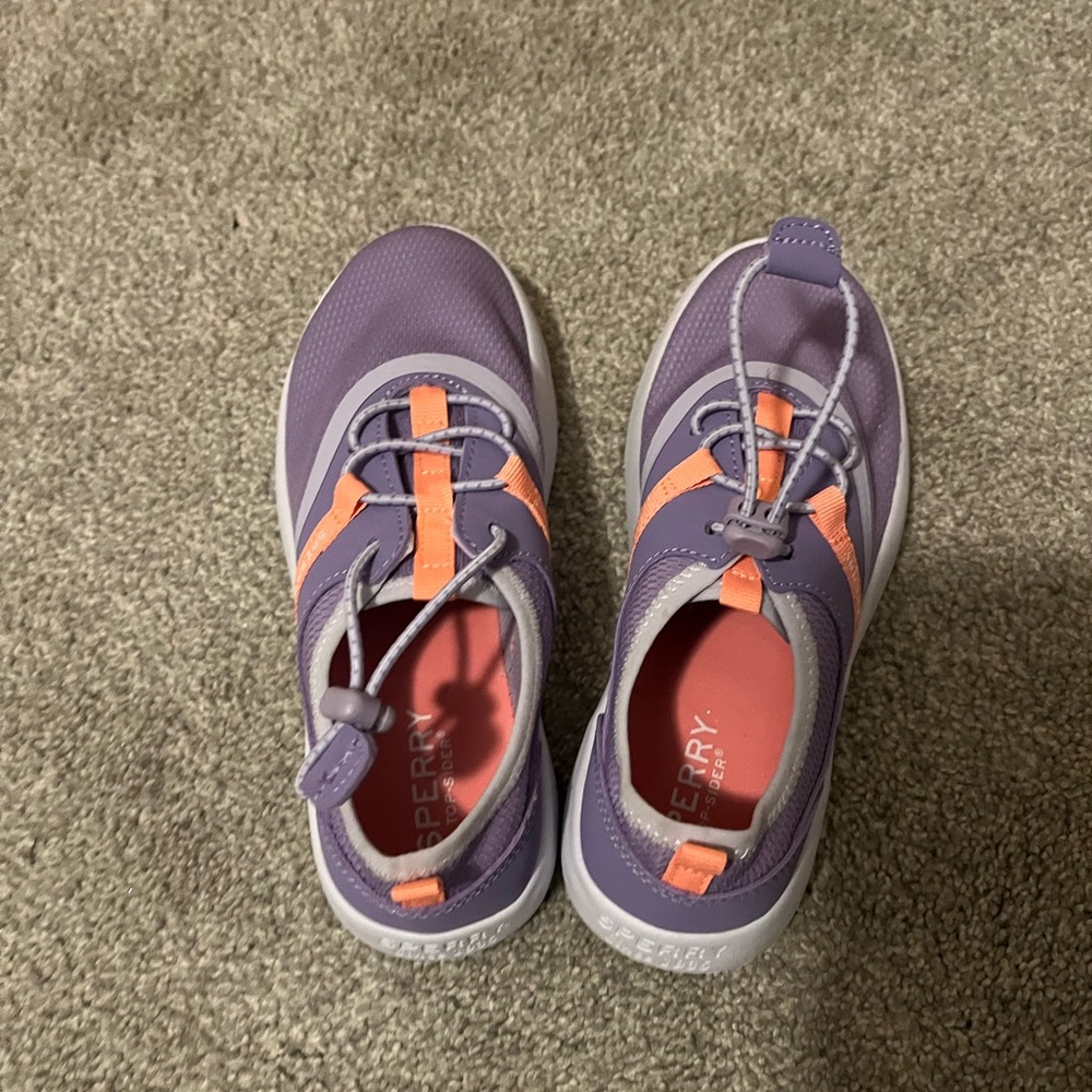 Sperry little girl slip on sneakers